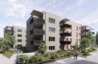 Wohnung kaufen in Elisabeth Bollenberger - Gasse, 2700 Wiener Neustadt, Exklusiv im "ein viertel grün" in Wr. Neustadt - 2-Zimmer-Gartenwohnung - Erstbezug