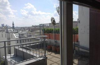 Maisonette mieten in Mariahilfer Straße, 1070 Wien, Dachgeschosswohnung, Terrasse, toller Ausblick, Altbau, nahe Neubaugasse / Mariahilfer Straße (U3)