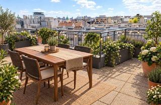 Maisonette mieten in Mariahilfer Straße, 1070 Wien, Dachgeschosswohnung, Terrasse, toller Ausblick, Jugendstilhaus nahe Neubaugasse / Mariahilfer Straße (U3)