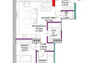 Wohnung kaufen in 1100 Wien, 3-Zimmer-Dachgeschosswohnung mit großzügigem Balkon