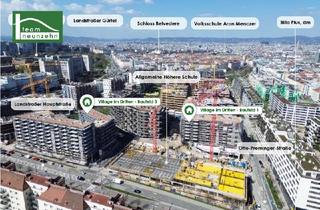 Wohnung mieten in Otto-Preminger-Straße, 1030 Wien, Urbanes Wohnen mit Parkblick: Moderne 2-Zimmer Wohnung im Palais Rosé