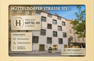 Wohnung kaufen in Hütteldorfer Straße 101, 1150 Wien, ++ SMARTE Wohnung mit BALKON ++ Projekt HÜTTEL 101 LIVING
