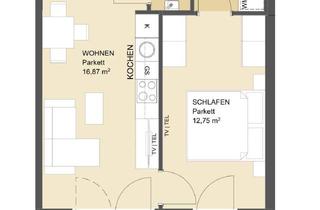 Wohnung mieten in Pfalzgasse 29, 1220 Wien, 2 Zimmer Neubau mit Balkon in 1220 neben Seestadt