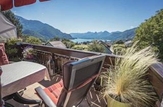 Wohnung kaufen in 5340 Sankt Gilgen, Traumhaft wohnen am Wolfgangsee (provisionsfrei): 3-Zimmer-Wohnung mit offizieller Zweitwohnsitzgenehmigung, Wellness & 2 Balkonen