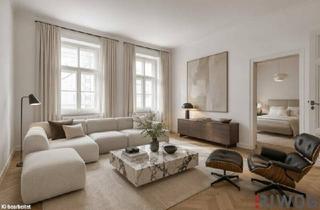 Wohnung kaufen in Blattgasse, 1030 Wien, STILALTBAU mit Potenzial inkl. LOGGIA in Bestlage unweit des 1. Bezirks | Ideal auch zur WG-Nutzung | 3. Stock | Westausrichtung | Repräsentatives Jahrhundertwendehaus