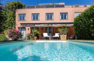 Einfamilienhaus kaufen in Alphawolf Siedlung Andritz, 8045 Graz, Alphawolf-Siedlung Ziegelstraße | 162M² Nutzfläche | 900M² Eigengarten & Pool | Wohnen wie im Haus | Seltene Garenresidenz