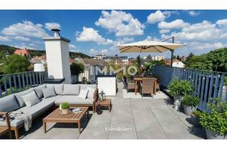 Wohnung kaufen in 2340 Mödling, Wohnen auf höchstem Niveau – Einzigartige Dachgeschossresidenz mit Dachterrasse und Panoramablick