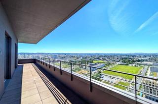 Wohnung mieten in Reininghauspark, 8020 Graz, Mirror Tower | 3-Zimmer Wohnung mit 40m² Terrasse im 18.Stock | Reininghauspark