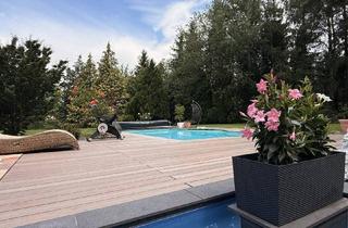 Haus kaufen in 3033 Altlengbach, Alleinlage im Wienerwald: 1,24 ha Natur, Teich, Pool & ein Haus zum Ankommen