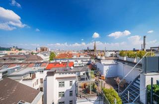 Maisonette kaufen in Bechardgasse, 1030 Wien, Über den Dächern von Wien | Design-Dachgeschoss-Maisonette mit Traumhaftem Rundum-Blick Nächst Stadtpark, Wien Mitte und Rochusmarkt!