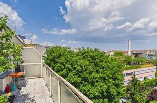 Wohnung kaufen in 1140 Wien, Helle 2-Zi.-Dg-Wohnung in 1140 Wien mit 2 Terrassen (Ost & West) Nahe Schönbrunn