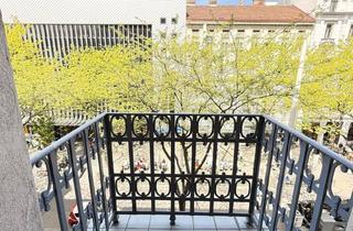 Büro zu mieten in Mariahilfer Straße, 1060 Wien, Klassisch-Schönes Altbau- Büro mit Balkon zur Mariahilfer Straße in Unmittelbarer u3-Nähe
