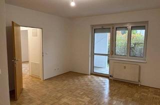 Wohnung mieten in Meggauerstraße 27, 4020 Linz, Bezaubernde 2-Raum Wohnung mit Terrasse u. kleinem Garten in idyllischer Grünlage - Top-Infrastruktur! Ab SOFORT zu beziehen!