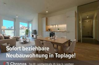 Wohnung kaufen in Leonhardstraße, 8010 Graz, Sofort beziehbare Neubauwohnung! Besichtigungen jederzeit möglich! Klimaanlage!