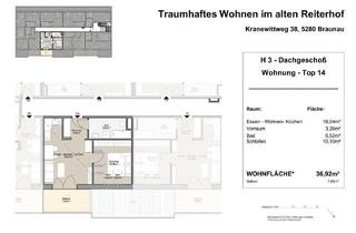 Wohnung kaufen in 5280 Braunau am Inn, Charmante Dachgeschosswohnung mit Balkon – Ideal für Anleger!