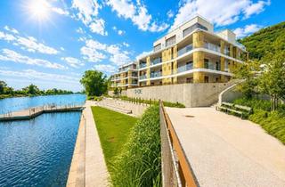Wohnung kaufen in Donau, 1190 Wien, EXKLUSIVES WOHNEN AM WASSER: ERSTBEZUG I Fußbodenheizung & Kühldecke I Luftwärmepumpe I waterline mit Badesteg I Sauna & Fitnessraum I Concierge Service