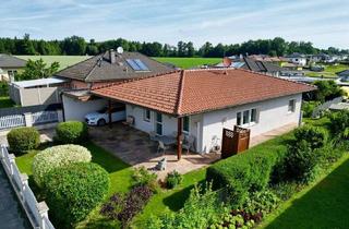 Haus kaufen in 4622 Eggendorf im Traunkreis, Modernes Wohnen auf einer Ebene: Barrierefreier Bungalow mit Traumblick in die Berge