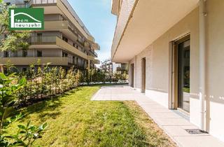Wohnung kaufen in Gerasdorfer Straße, 1210 Wien, Provisionsfreier Erstbezug - 3.Zimmer mit Garten in absoluter Grünruhelage mit Geothermie - "Hirschfeld"