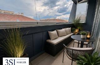 Wohnung kaufen in Hainburger Straße, 1030 Wien, Smart konzipierte 2-Zimmer-Dachwohnung - mit privater Außenfläche - in ruhiger Seitenstraße des 3. Bezirks