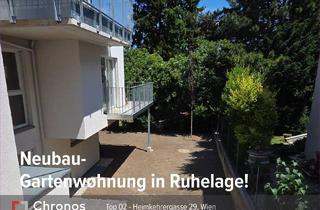 Wohnung kaufen in Heimkehrergasse, 1100 Wien, Beziehbar mit Juli 2026! 2-Zimmer-Neubau-Gartenwohnung im Einfamilienhausgebiet in Ruhelage!