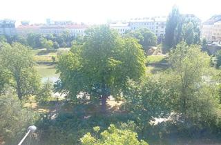 Wohnung mieten in 1030 Wien, Wunderschöne, sehr helle Stilaltbauwohnung mit Weitblick über den Donaukanal in unmittelbarer Nähe zum Prater gelegen!