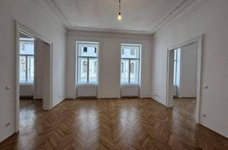 Wohnung mieten in Rienößlgasse, 1040 Wien, Rienößlgasse - 5 Zimmer Altbau Erstbezug mit Gartenmitbenützung