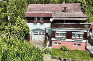 Haus kaufen in 7203 Wiesen, Ein Platz für große Träume: Haus mit großem Grundstück, Waldstück & Lagerhalle in Wiesen