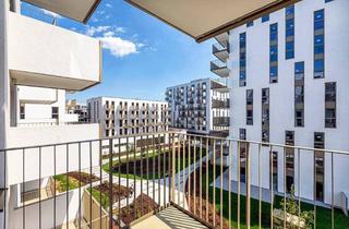 Wohnung mieten in 1100 Wien, ADELE * 2-Zimmerwohnung mit großem Balkon - inkl. Fitnessstudio, Pool & Gemeinschaftsdachterrasse!