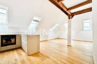 Wohnung kaufen in 1120 Wien, Stilvoller DG-Traum mit Terrasse und Ausblick!