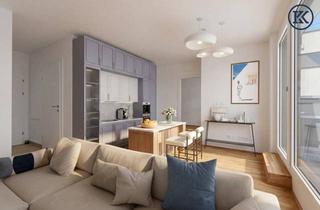 Wohnung kaufen in Wulzendorfstraße 103/2/58, 1220 Wien, Neubauwohnung im Grünen – moderne 2-Zimmer-Wohnung mit Terrasse im Herzen von Aspern