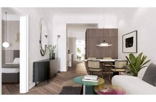 Wohnung kaufen in 1030 Wien, Stilvolle Altbau-Eleganz trifft modernen Wohnkomfort