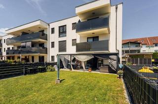 Wohnung kaufen in Hönelsiedlung, 8402 Werndorf, Stilvolle Gartenwohnung mit großer Terrasse, 35m² Hobbyraum und Tiefgaragenparkplatz!
