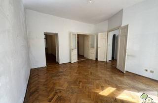 Wohnung kaufen in Jahngasse, 1050 Wien, Charmante Altbauwohnung mit Balkon in begehrter Lage des 5. Bezirks – großes Potenzial zur individuellen Gestaltung !