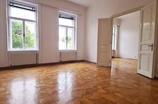 Wohnung mieten in Bacherplatz, 1050 Wien, BACHERPLATZ, 187 m2 Stilaltbau, 4 Zimmer, Küche, Wannenbad, Parketten, WG-geeignet, 1. Stock ohne Lift