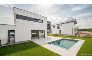 Einfamilienhaus kaufen in 2231 Strasshof an der Nordbahn, EXKLUSIVES DESIGNERHAUS IN STRASSHOF | BELAGSFERTIG MIT GARTEN UND POOL