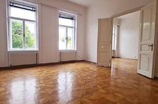 Wohnung mieten in Bacherplatz, 1050 Wien, BACHERPLATZ, 187 m2 Stilaltbau, 4 Zimmer, Küche, Wannenbad, Parketten, WG-geeignet, 1. Stock ohne Lift