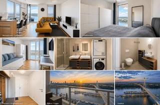 Wohnung kaufen in Wehlistrasse 291, 1020 Wien, Provisionsfrei | 3-Zimmer direkt an der Donau mit Balkon, Loggia & Panoramablick | MARINA TOWER - 27. OG