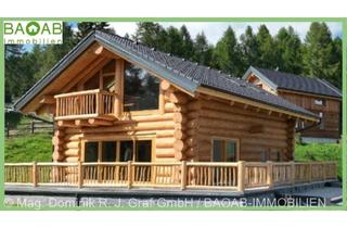 Almhütte zu kaufen in 9853 Gmünd, TRAUMHAFTES RUNDSTAMMHAUS MIT PANORAMABLICK, FREIZEITWOHNSITZ & VERMIETUNGSMÖGLICHKEIT