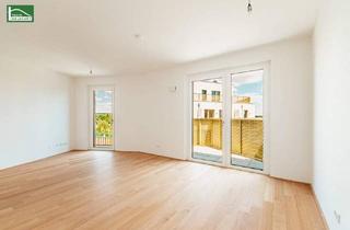 Wohnung kaufen in Gerasdorfer Straße, 1210 Wien, Breiten Sie sich aus - geräumiger 2.Zimmer-Neubau mit Balkon, Geothermie, Fussbodentemperierung, tlw. Raumhöhe von 2,60m