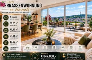 Wohnung kaufen in 1170 Wien, FAMILIENWOHNUNG MIT XXL-FREIFLÄCHEN IN BESTER AUSSICHTSLAGE |+ 4 ZIMMER + TERRASSE, BALKONE & EIGENER GARTEN