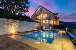 Einfamilienhaus kaufen in 9064 Pischeldorf, Exklusives Wohnhaus mit Panoramablick, Pool & Home-Spa am Magdalensberg