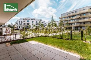 Wohnung kaufen in Gerasdorfer Straße, 1210 Wien, Begehrte Gartenwohnung in Grünruhelage mit ausgezeichneter Ausstattung - Provisionsfrei im "Hirschfeld"