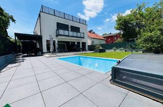 Einfamilienhaus kaufen in 1230 Wien, Modernes Luxus-Einfamilienhaus mit Pool&Dachterrasse mit Wienblick