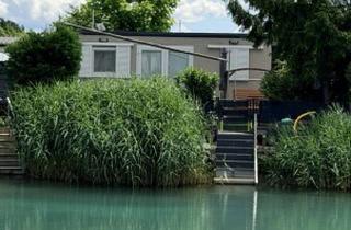 Haus kaufen in 2524 Teesdorf, Neuwertige Seeliegenschaft-Minihaus bei Baden, 2 Zimmer, Garten, Terrasse, Stellplatz!