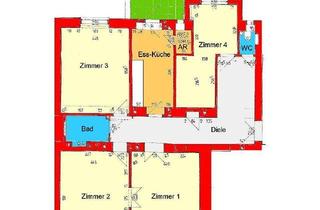 Wohnung mieten in Schmiedgasse, 8010 Graz, Provisionsfrei: Großzügige 4-Zimmer-Altbauwohnung mit Innenhofterrasse in der Innenstadt - Schmiedgasse - zu vermieten!