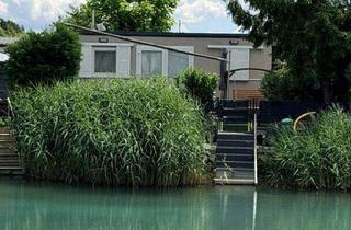 Haus kaufen in 2524 Teesdorf, Neuwertige Seeliegenschaft-Minihaus bei Baden, 2 Zimmer, Garten, Terrasse, Stellplatz!