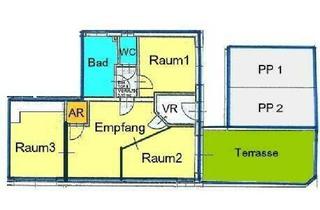 Büro zu mieten in 8010 Graz, Provisionsfrei: moderne Räumlichkeiten für Ordination/Büro mit zwei Stellplätzen bei LKH / Med-Uni