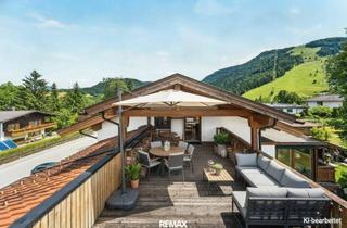 Wohnung kaufen in 6345 Kössen, Dachgeschosswohnung - Traumblick von großer Dachterrasse