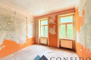 Wohnung kaufen in Stöberplatz, 1160 Wien, WOHNUNGSEIGENTUM AM STÖBERPLATZ - Sanierungsbedürftige 2 Zimmerwohnung mit Blick auf den Park!