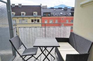 Wohnung mieten in 6020 Innsbruck, Charmante Garconniere mit Südbalkon in begehrter Lage von Saggen